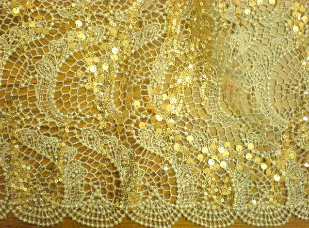 4.Lt.Gold Elegant Lace